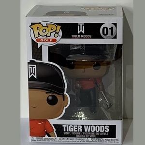 Tiger Woods Funko Pop Nike Red Shirt Figure